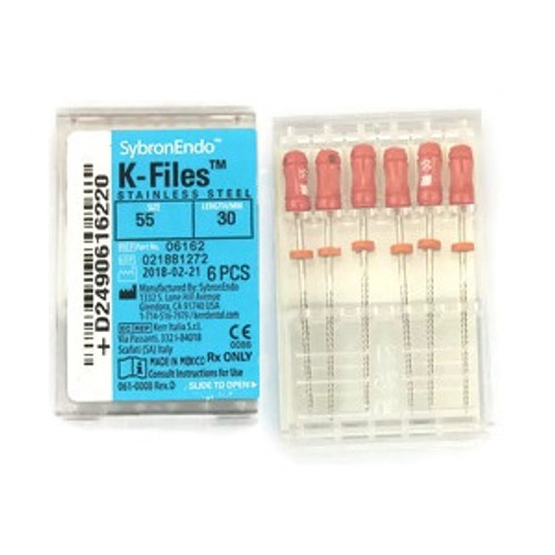 Kerr Endodontics Size 55 x 30mm Red K-File (06162)