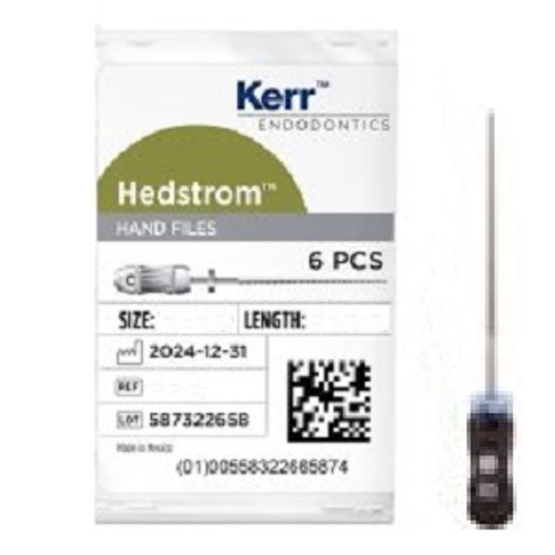 Kerr Endodontics Size 40 x 25mm Hedstrom File (11349)