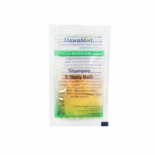 Dukal DawnMist Shampoo & Body Wash in 0.35 oz. Packet (PS10)