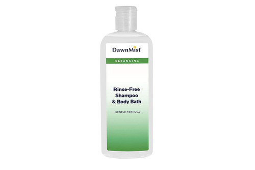 DawnMist® Rinse Free Shampoo and Body Bath in 4 oz. Bottle - 96 Bottles/Case DawnMist® Rinse Free Shampoo and Body Bath in 4 oz. Bottle - 96 Bottles/Case