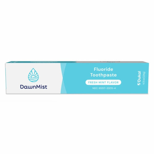 Dukal DawnMist Fluoride Toothpaste in 4.75 oz. Tube (RTP47B)