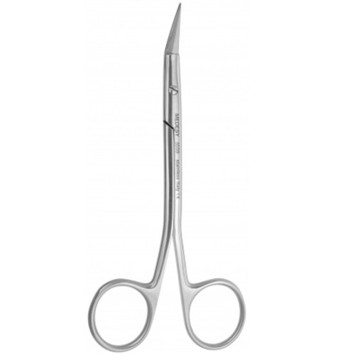 Medesy Angled Zed Scissors with Serrated Blades (3559)