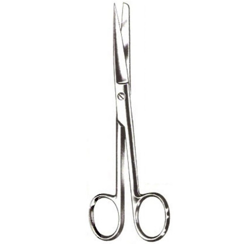 Straight Operating Scissors with Sharp/Blunt Points - 16.5cm