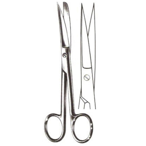 Curved Operating Scissors with Sharp/Sharp Points - 16.5cm