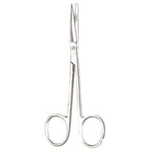 Straight Plastic Surgery Scissors with Sharp/Blunt Points - 12.1cm Straight Plastic Surgery Scissors with Sharp/Blunt Points - 12.1cm