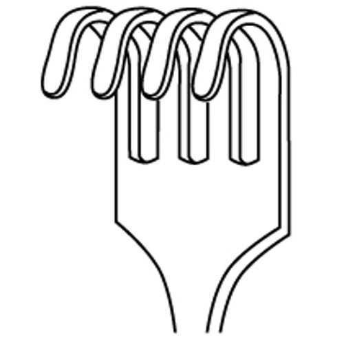 Miltex MeisterHand Volkman 4-Prong Blunt Retractor with Ring Handle (MH11-542)