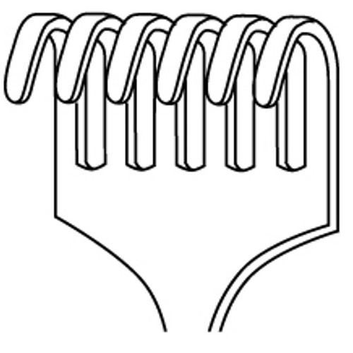 Miltex MeisterHand Volkman 6-Prong Blunt Retractor with Ring Handle - 21.6cm