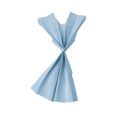 Avalon Papers 30" x 42" Blue 3-Ply Exam Gown (813)