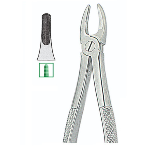 Kohler #2 English Pattern Extraction Forceps with Non-Slip Beaks (1099)
