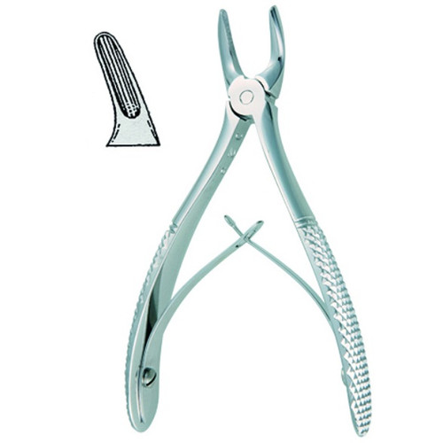Kohler #6 Pediatric Extraction Forceps with Double-Spring Handle (1143)