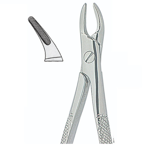 Kohler #76N HP English Pattern Extraction Forceps with Nonslip Beaks (1318)