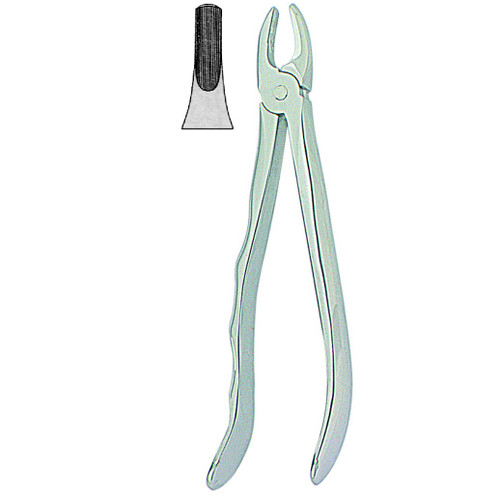 Kohler #1 English Pattern Extraction Forceps Grooved Beaks & Profile Handle (2000)