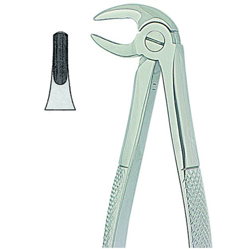 Kohler #13A English Pattern Extraction Forceps with Profile Handle and Groved Beaks (2007)