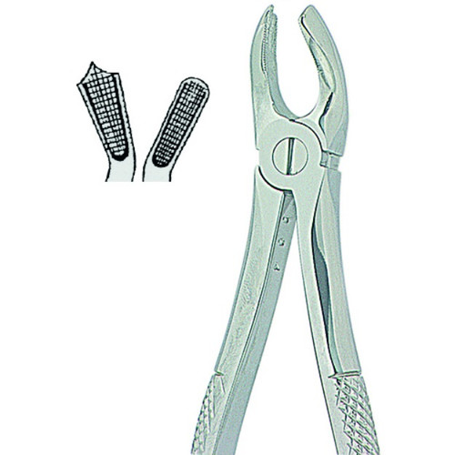 Kohler #17 English Pattern Extraction Forceps with Profile Handle & Non-Slip Beaks (2084)