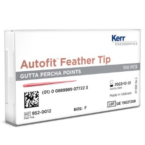 Kerr Fine Autofit Feathered Tip Gutta Percha Points (952-0012)