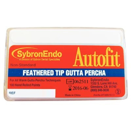 Fine-Fine Autofit Feathered Tip Gutta Percha - 100/Box (952-0010)