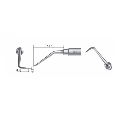 Woodpecker SE9 ACTEON® Compatible Piezo Surgical Tip for Endodontics (SE9) Woodpecker SE9 ACTEON® Compatible Piezo Surgical Tip for Endodontics (SE9)