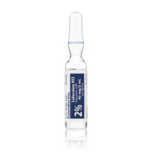 2% Lidocaine HCl in 2mL Ampule - 25 Ampules/Box 2% Lidocaine HCl in 2mL Ampule - 25 Ampules/Box