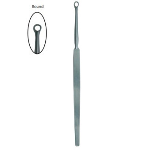 BR Surgical 5mm Round Fox/Piffard Lupus Curette (BR75-12905)