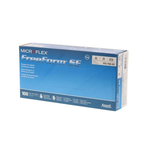 Ansell X-Small FreeForm SE Nitrile PF Exam Gloves (FFS-700-XS) Ansell X-Small FreeForm SE Nitrile PF Exam Gloves (FFS-700-XS)