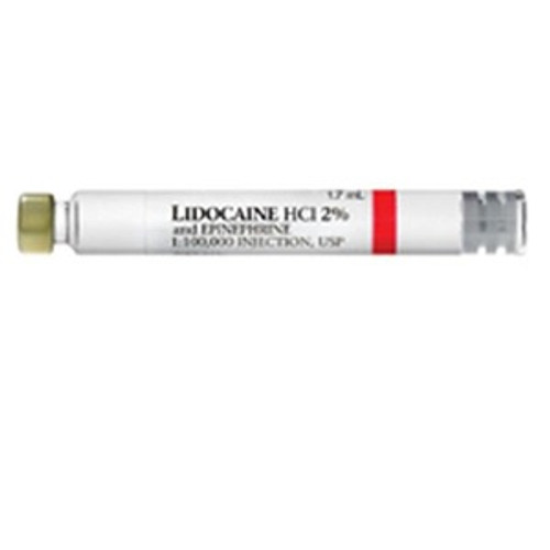 Henry Schein 2% Lidocaine HCl with 1:100,000 Epinephrine (02A0100) Henry Schein 2% Lidocaine HCl with 1:100,000 Epinephrine (02A0100)