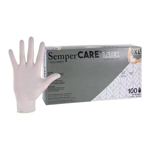Sempermed X-Large SemperCare Latex PF Exam Glove (SCLT105) Sempermed X-Large SemperCare Latex PF Exam Glove (SCLT105)