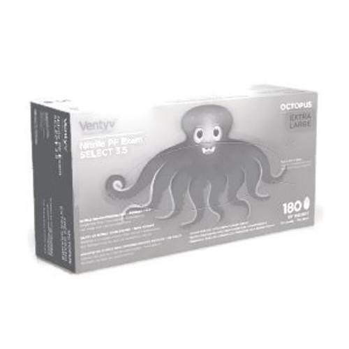 Ventyv™ X-Large Nitrile Plus 3.5 (Octopus) Powder-Free Exam Gloves Ventyv™ X-Large Nitrile Plus 3.5 (Octopus) Powder-Free Exam Gloves