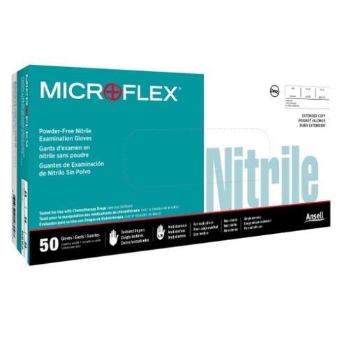 Ansell Large MicroFlex N89 Nitrile Exam Gloves (N893) Ansell Large MicroFlex N89 Nitrile Exam Gloves (N893)