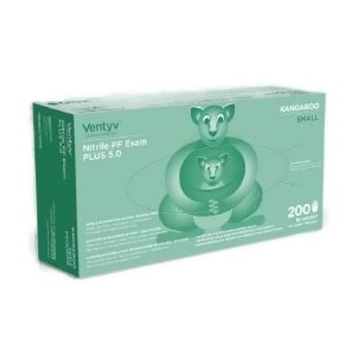 Small Nitrile PF Exam Glove PLUS 5.0 Blue (Kangaroo) - 2,000/Case (10334103) Small Nitrile PF Exam Glove PLUS 5.0 Blue (Kangaroo) - 2,000/Case (10334103)