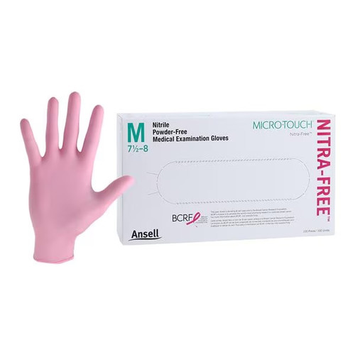 Ansell Medium Micro-Toch NitraFree Nitrile PF Exam Glove (6034512)