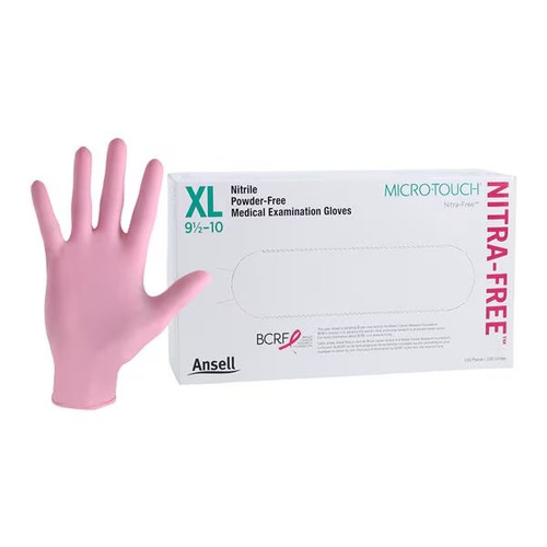 Ansell X-Large Micro-Touch NitraFree Nitrile PF Exam Glove (6034514)