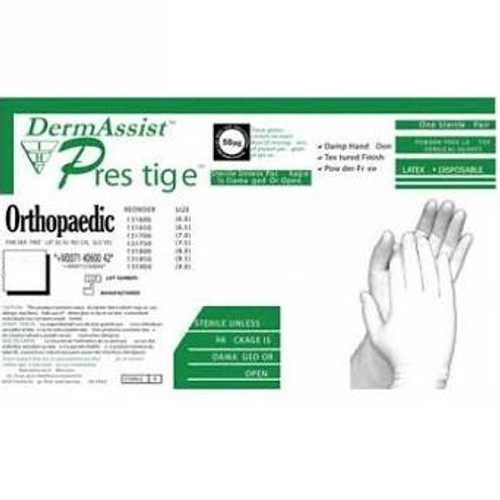 IHC Size 6 Dermassist® Prestige Orthopaedic Powder-Free Latex Surgical Gloves