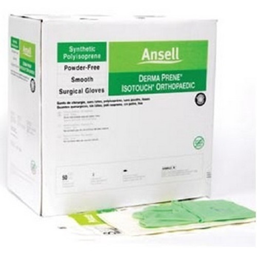 Ansell Size 8-1/2 Gammex Non-Latex PI Ortho Green Surgical Gloves (20686585) Ansell Size 8-1/2 Gammex Non-Latex PI Ortho Green Surgical Gloves (20686585)