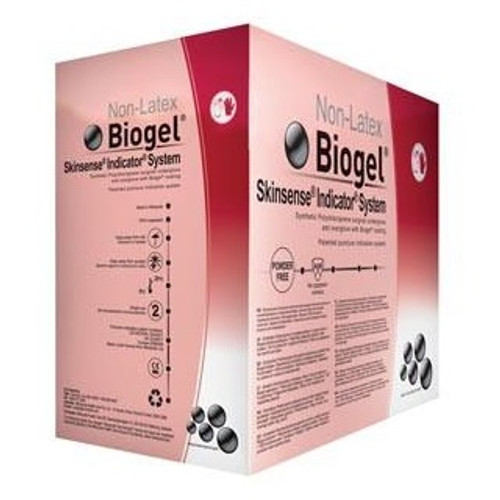 Size 6 Biogel® Skinsense® Indicator® Powder-Free Polychloroprene Surgical Glove - 200/Case Size 6 Biogel® Skinsense® Indicator® Powder-Free Polychloroprene Surgical Glove - 200/Case