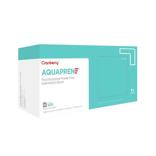 Cranberry USA X-Small AquaPrene Chloroprene Exam Glove (CR3025)