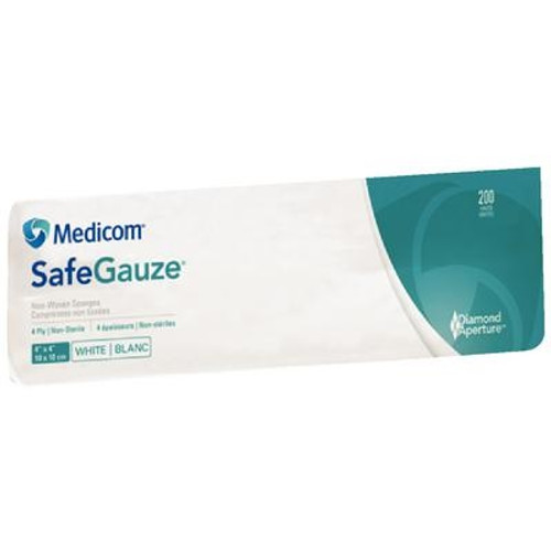 Medicom 4" x 4" SafeGauze Premium Non-Woven Sponge (4544)