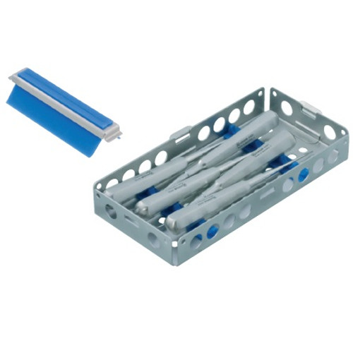 Kohler Fine Tipped Root Elevator Set with Blue Steritray Kohler Fine Tipped Root Elevator Set with Blue Steritray