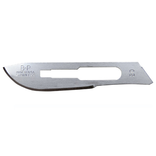 Aspen Surgical Size #20 Bard-Parker Stainless Steel Blade (371220)