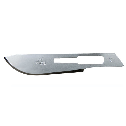 Aspen Surgical Size #22 Bard-Parker Stainless Steel Blade (371222)