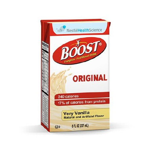 Nestle Boost® Very Vanilla Flavor Oral Supplement in 8 oz. Carton - 27/Case Nestle Boost® Very Vanilla Flavor Oral Supplement in 8 oz. Carton - 27/Case
