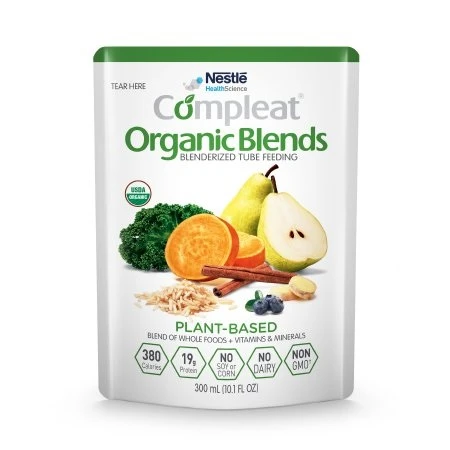 Compleat® Plant Blend Flavor Organic Blends Oral Supplement/Tube Feeding Formula in 10.1 oz. Pouch - 24/Case