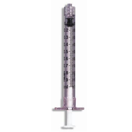 Becton-Dickinson 1mL Syringe with Luer Slip Tip in Sterile Convenience Tray (309701)