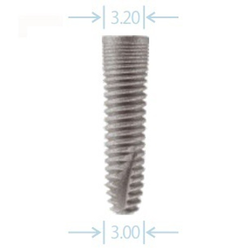Hi-Tech Logic 3.0mm x 16.0mm Taper Tread Implant Hi-Tech Logic 3.0mm x 16.0mm Taper Tread Implant