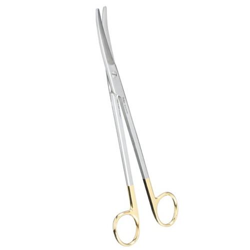 Miltex Slightly Curved Z-Type TC Hysterectomy Scissors - 30.4cm