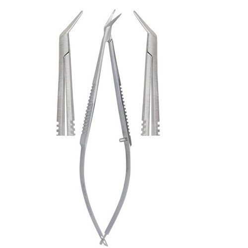 Miltex Castroviejo Corneal Scissors with Angled Left Blade (18-1559)