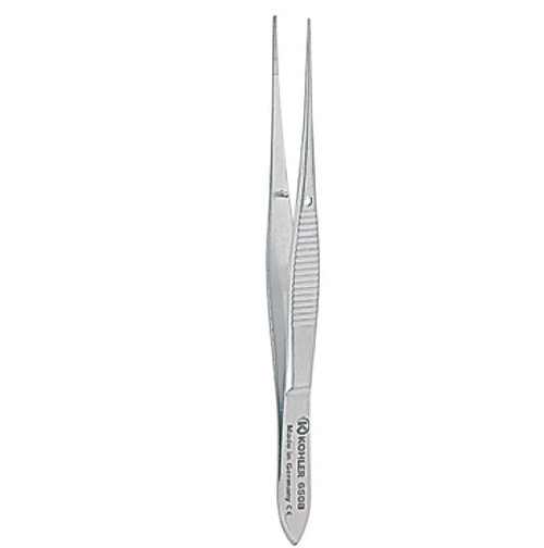 Kohler Straight Graefe Tissue Forceps with Serrations (6508)