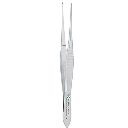 Kohler Straight Graefe Tissue Forceps with 1 x 2 Teeth (6511)