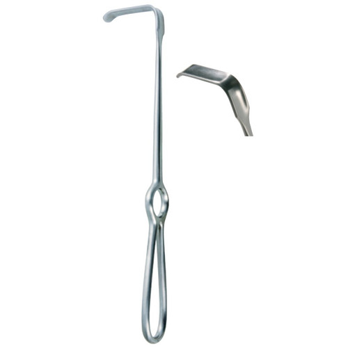Kohler 10mm x 42mm Obwegser Retractor with Downward Curve (7410)