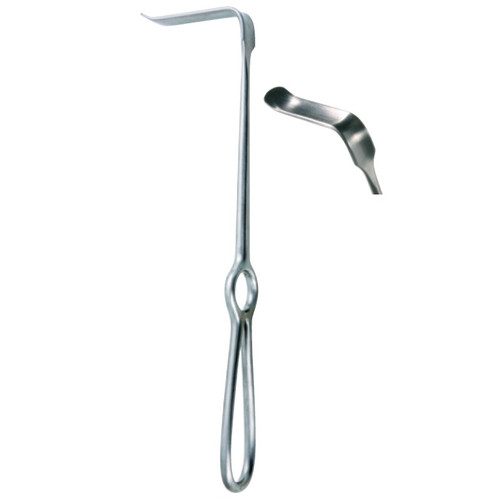 Kohler 10mm x 42mm Obwegser Retractor with Upward Curve (7416)
