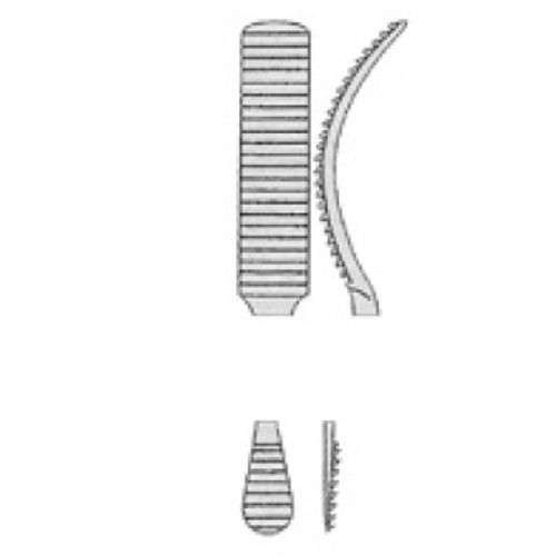 Kohler #3 Miller-Colburn Straight-Cut Bone File (5809)